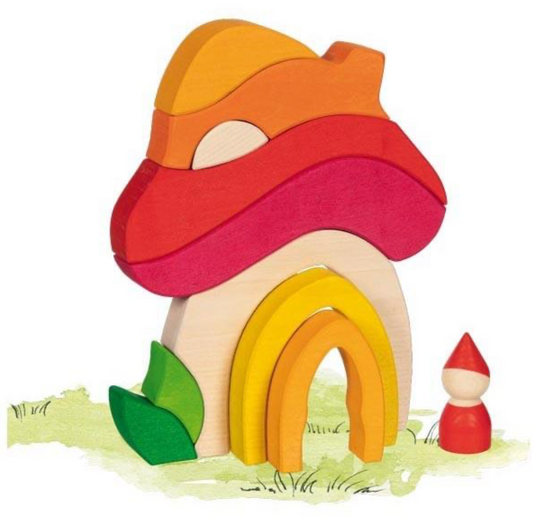 Goki- Mushroom House Puzzle