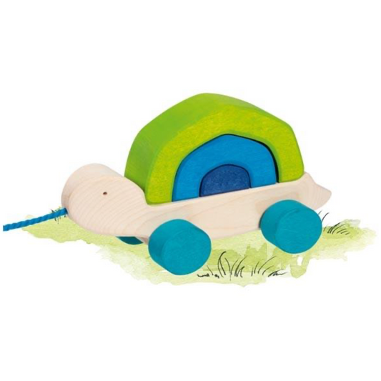 Goki- Pull Along Tortoise