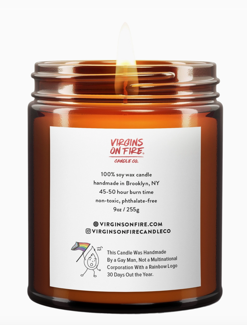 Virgins on Fire Candle Company- Santa's North Pole Glory Hole Candle