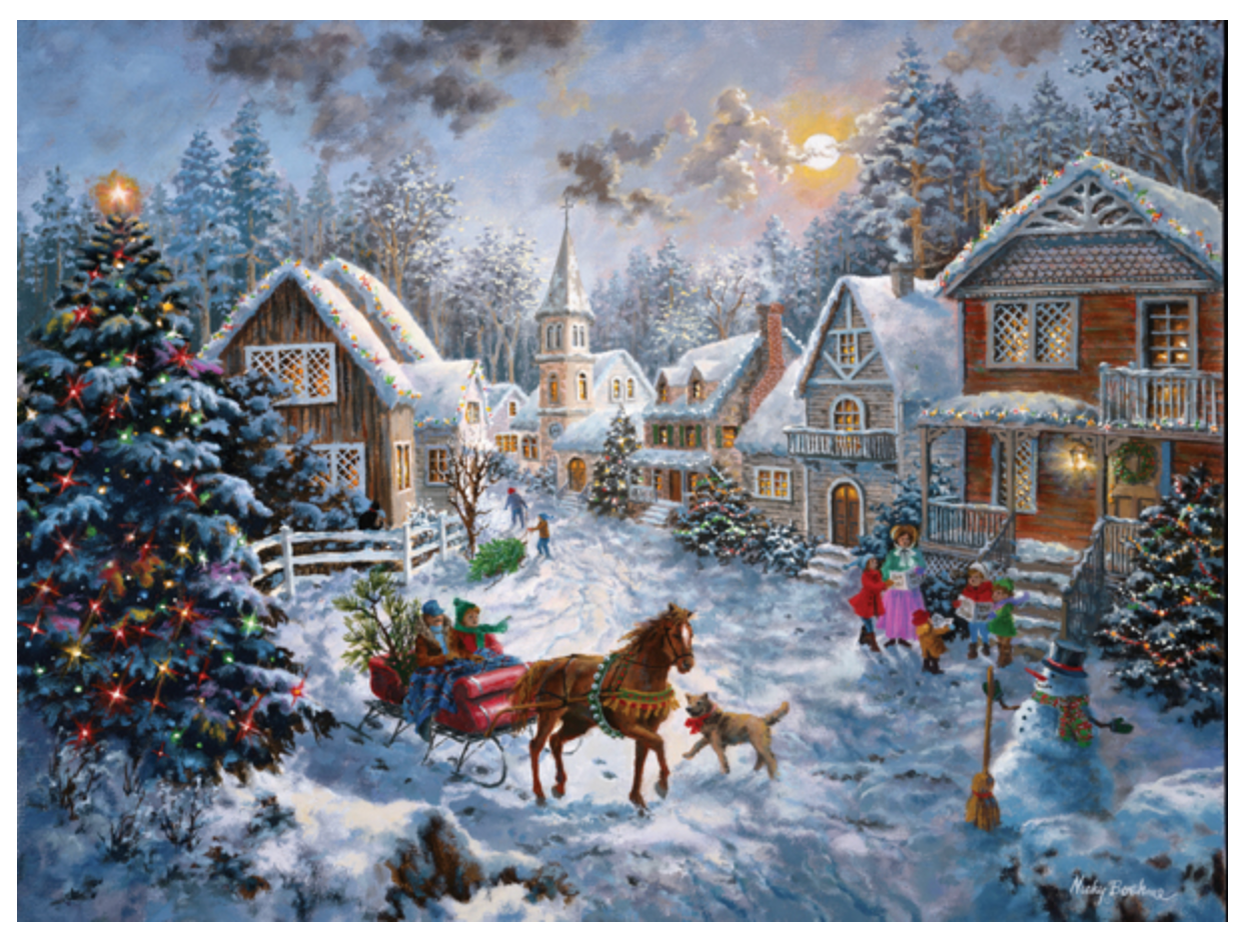 SunsOut-  1000 pc Merry Christmas