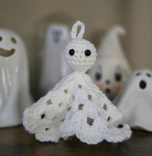 The Salty Stitchery- Granny Square Ghosts