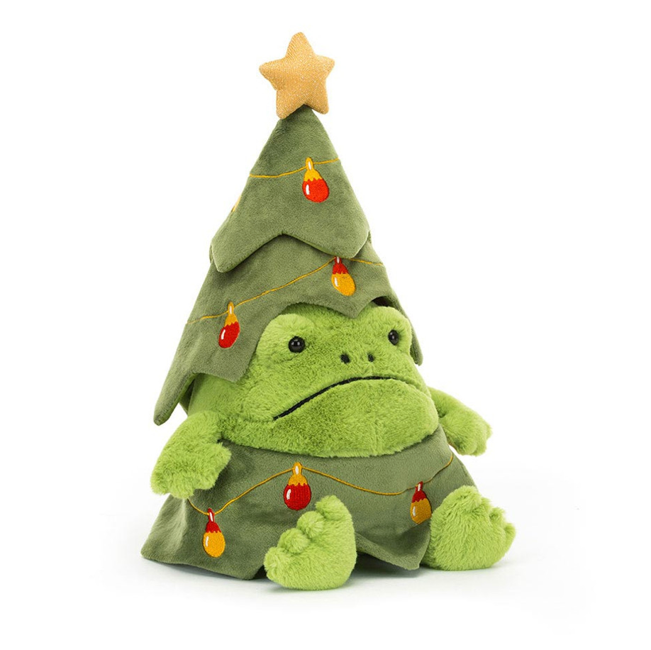 Jellycat Inc.- Christmas Tree Ricky Rain Frog