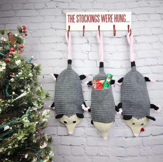 The Salty Stitchery- Possum Stockings