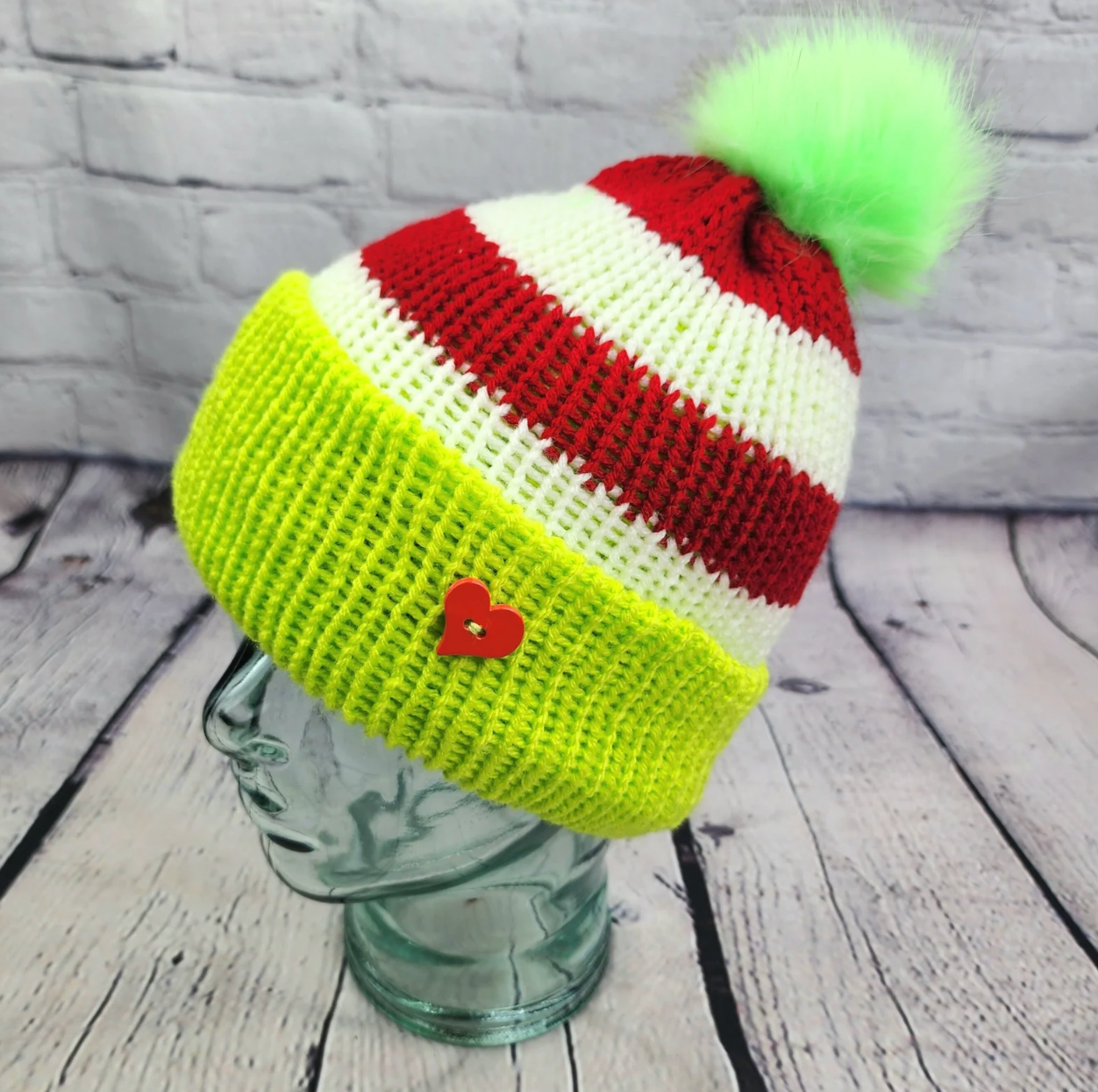 The Salty Stitchery- The Grinch Who Stole Christmas Beanie