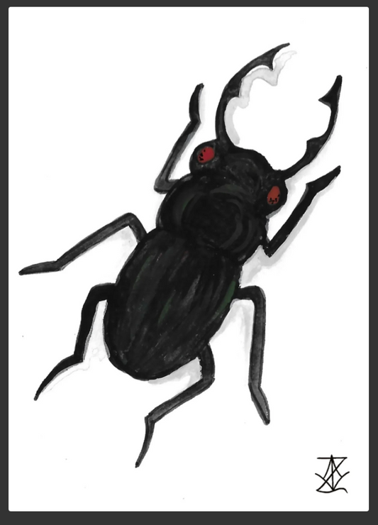 VanZayton Arts- Beetle 5x7 Print