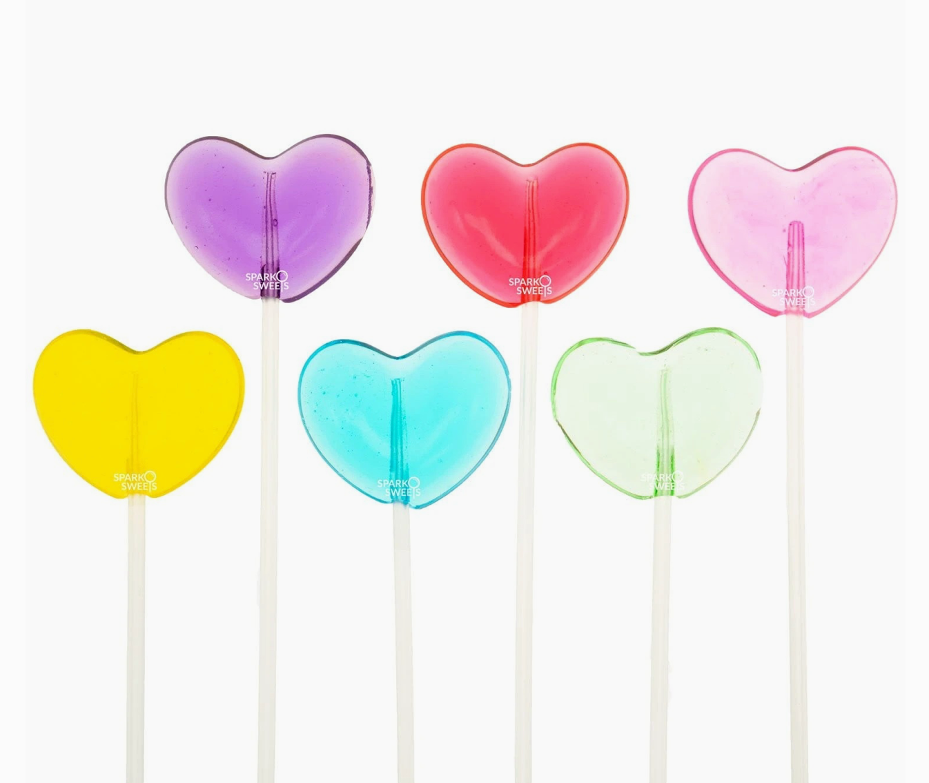 Sparko Sweets- Heart Honeycomb Lollipop