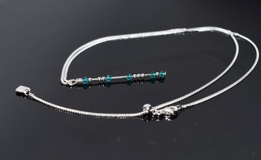Morse & Mantra- Morse Code Necklace