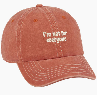 Questionables- Not For Everyone Baseball Cap