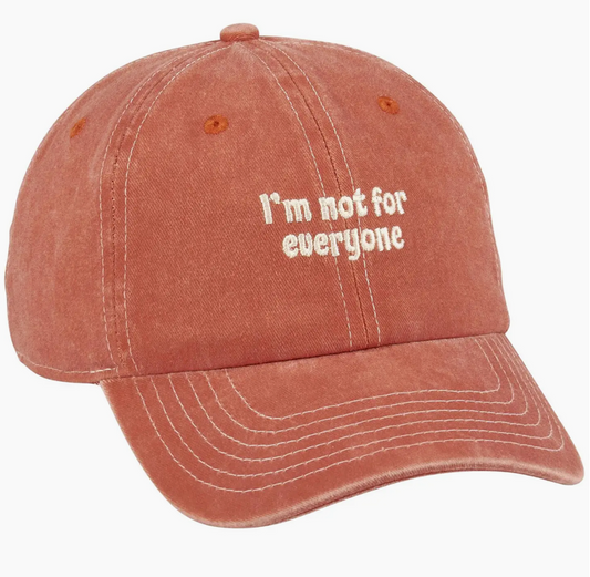Questionables- Not For Everyone Baseball Cap