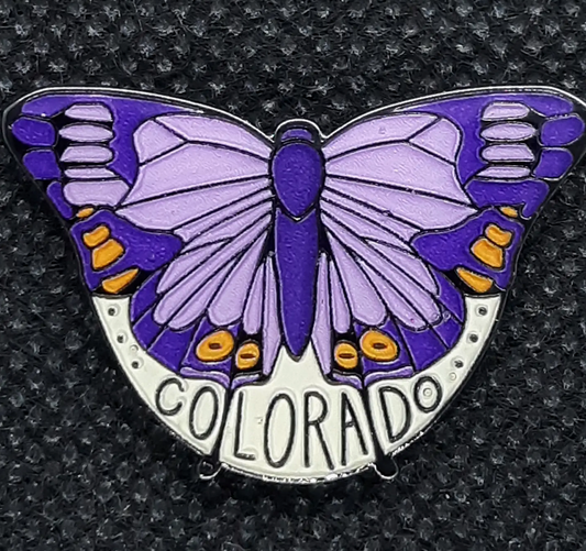 FSGC Enamel Magnet- Colorado Butterfly