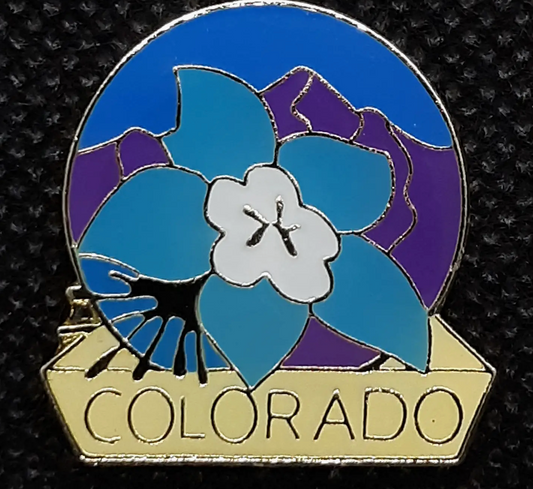 FSGC Enamel Pin- Colorado Columbine