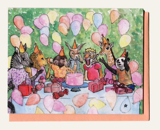 Darling Illustrations-Happy Birthday Tiger Card