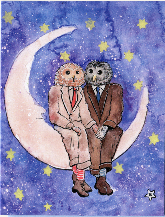 Darling Illustrations-You Brighten the Darkest Night 8x10 Print