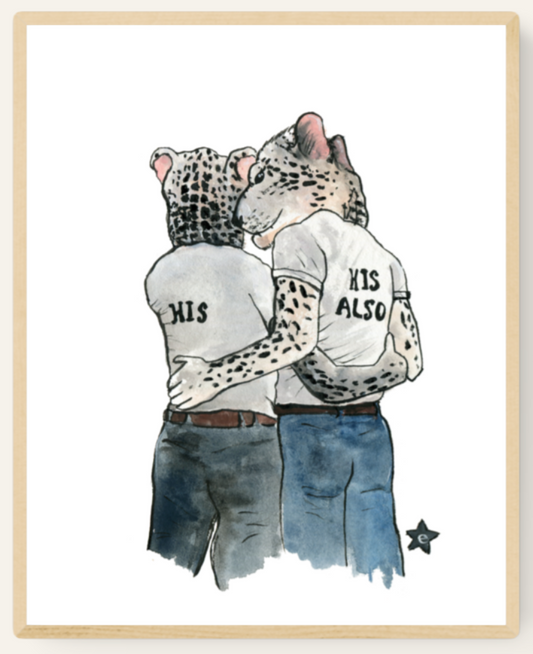 Darling Illustrations- Never Change Your Spots 8x10 Print