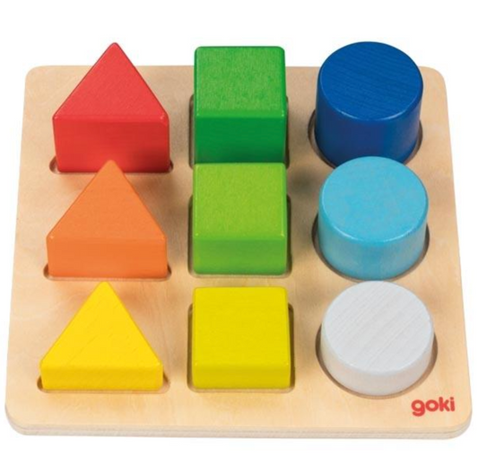 Goki- Color and Shape Sorting Board