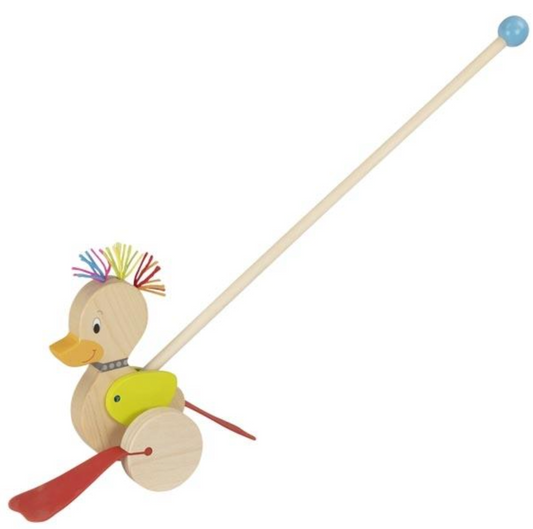 Goki- Push Along Rock Star Duck
