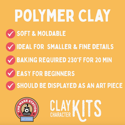 The Make Station- Clay Art Kit- S'More