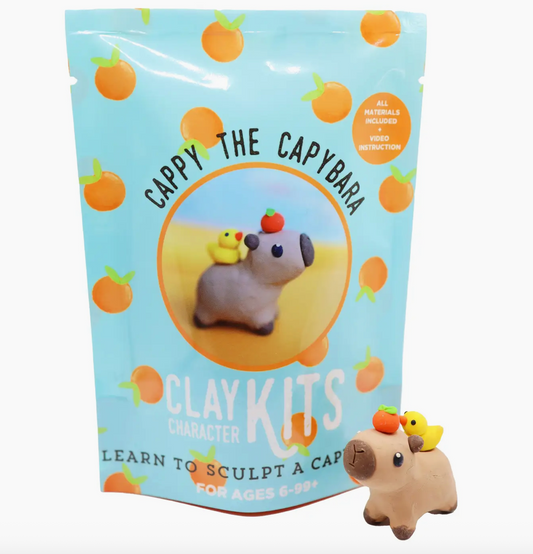 The Make Station- Clay Art Kit- Capybara
