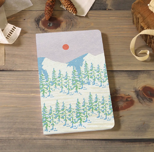 Denik Snowy Mountains Notebook