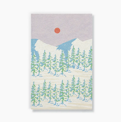 Denik Snowy Mountains Notebook