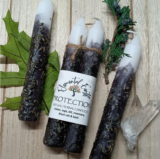 Elemental Earth Shop Intention Candles- Protection