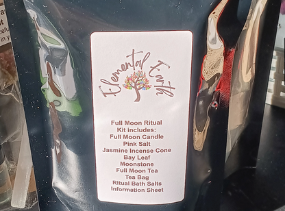 Elemental Earth Shop Full Moon Ritual Kit