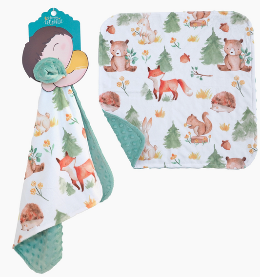 Honey Lemonade- Mini Minky- Forest Friends
