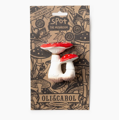 Oli & Carol- Spot the Mushroom Teether