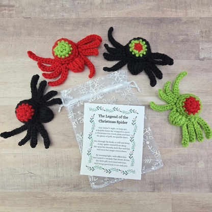 The Salty Stitchery- Christmas Spider