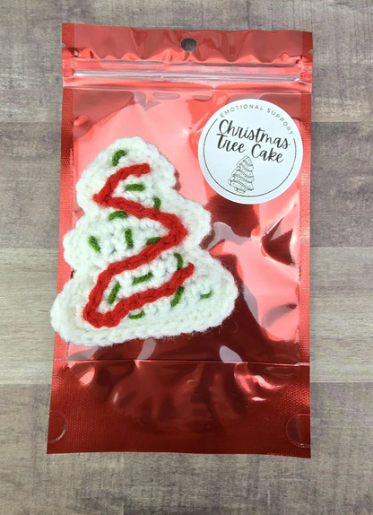 The Salty Stitchery- Emotional Support Christmas Cake