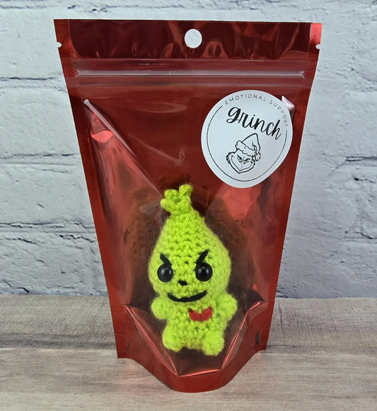 The Salty Stitchery- Emotional Support Grinch