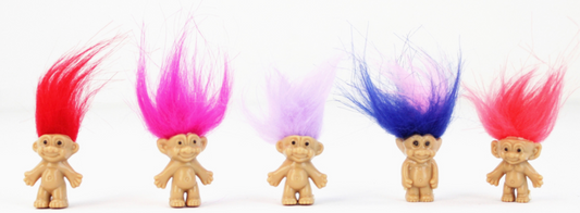 Square Deal- Mini Troll Dolls