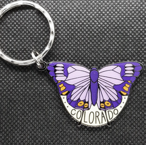 FSGC Keychain- Colorado Butterfly