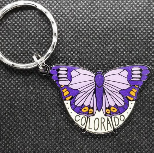 FSGC Keychain- Colorado Butterfly