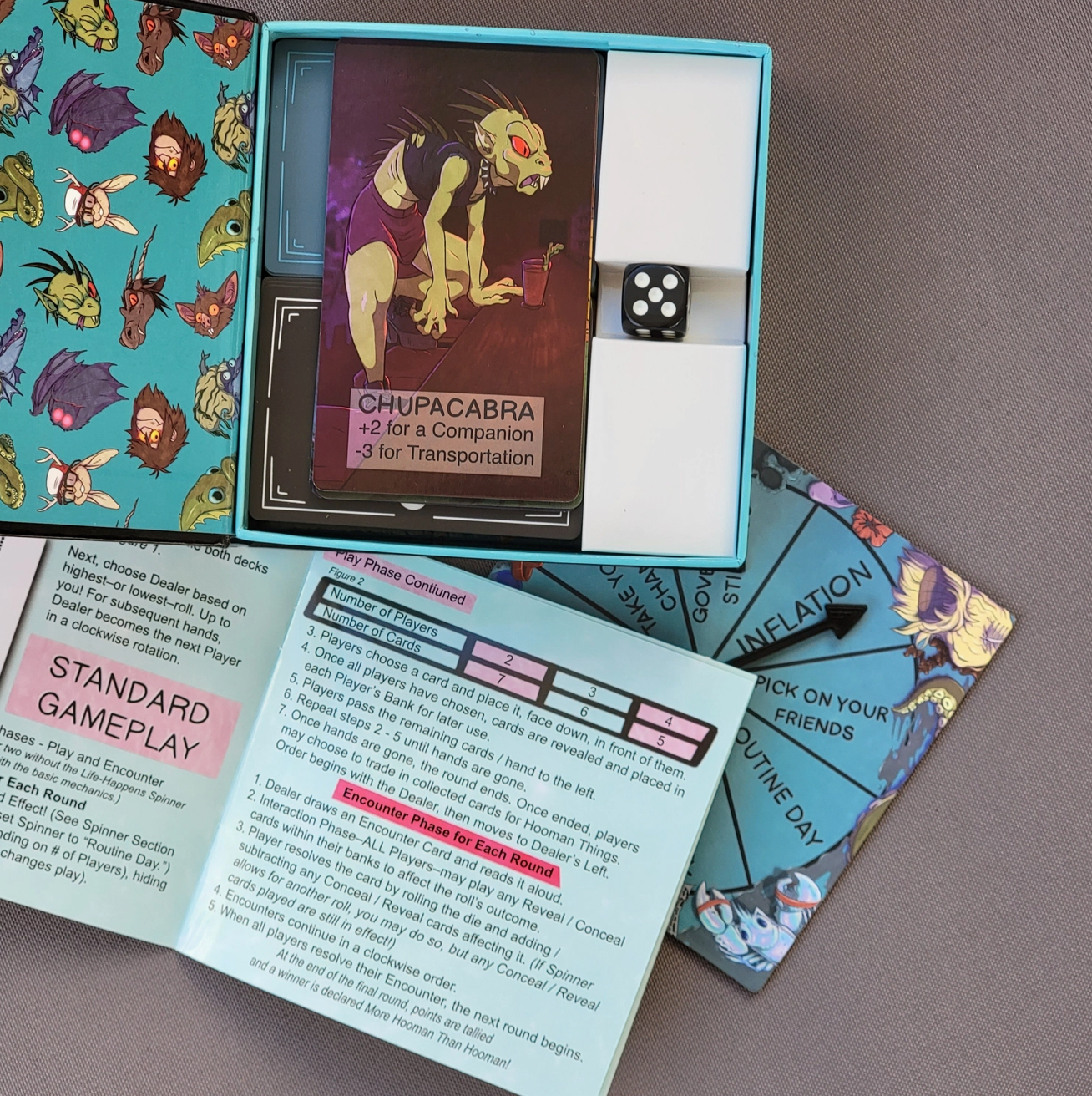 Quarter Press- Hoomans Table Top Card Game