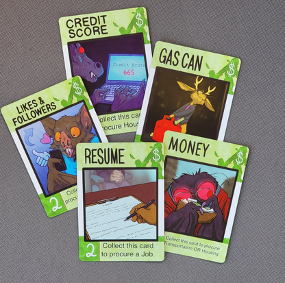 Quarter Press- Hoomans Table Top Card Game