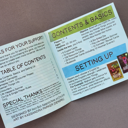 Quarter Press- Hoomans Table Top Card Game