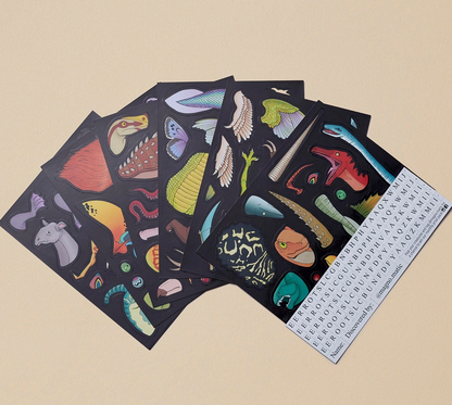 Dissent Pins- Ancient Animals Construction Kit