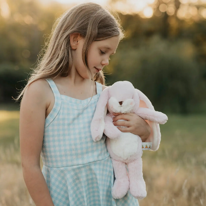 Bunnies by the Bay- Little Floppy Nibble 12" Bunny- Pink