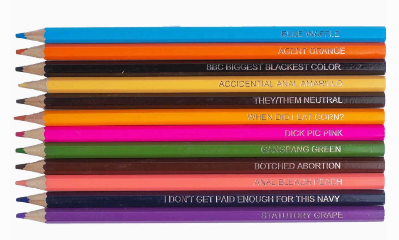 MilkToast- Offensive Colored Pencils