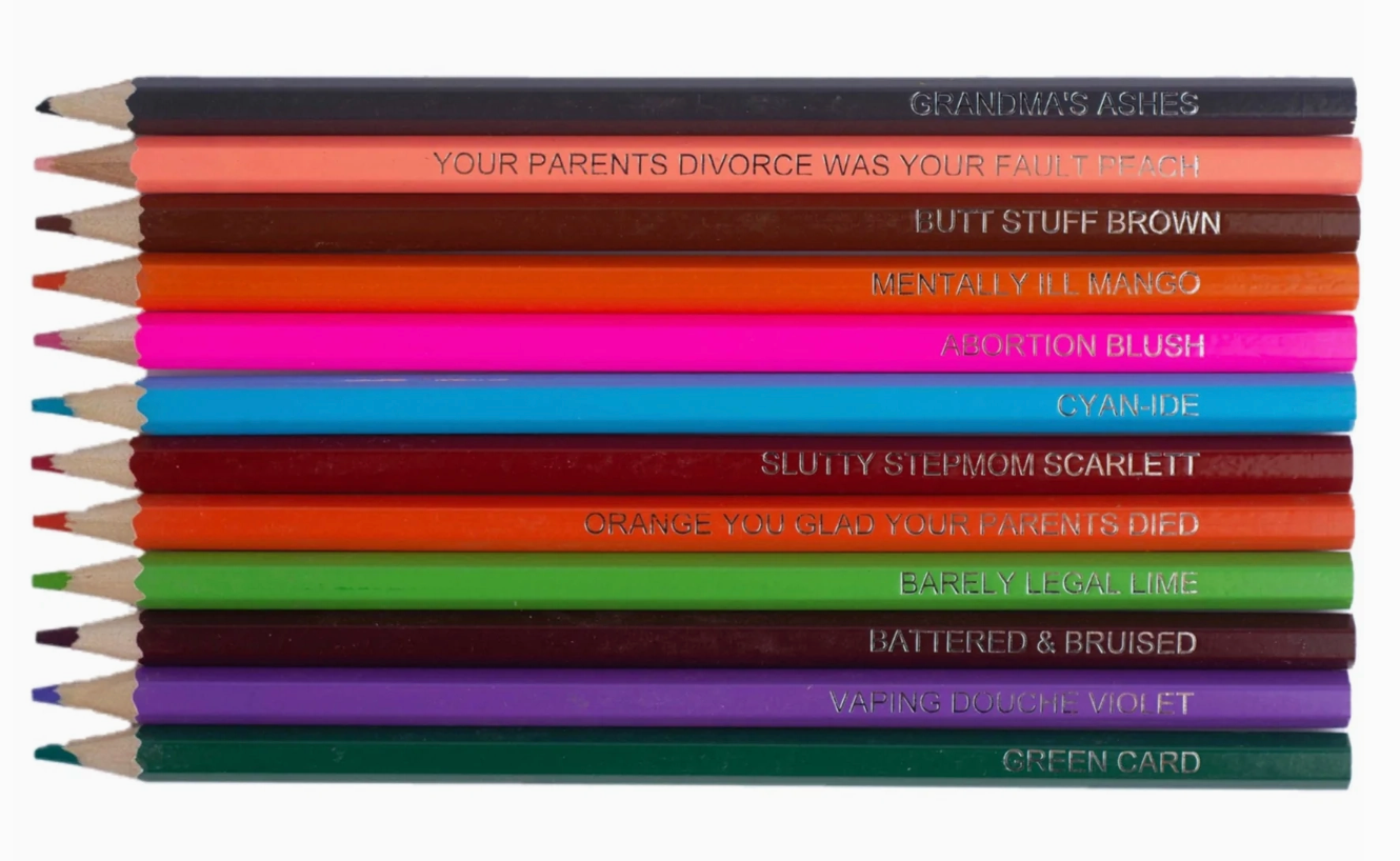 MilkToast- Offensive Colored Pencils