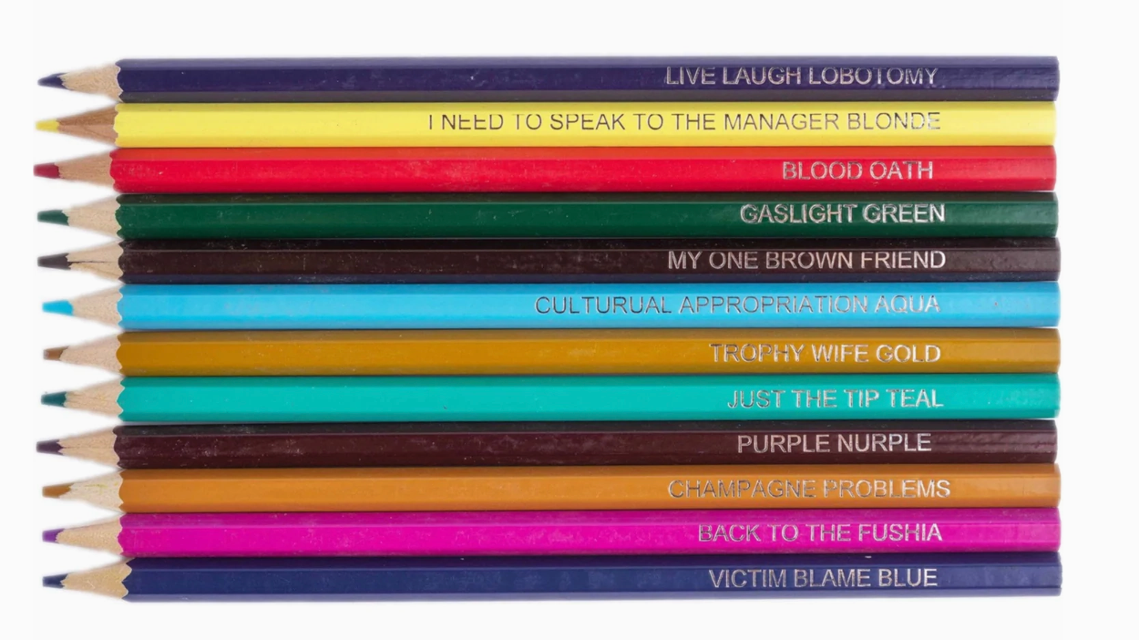 MilkToast- Offensive Colored Pencils