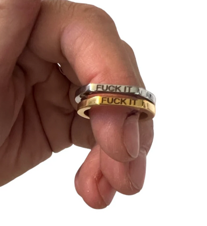 Lux + Luca Jewelry Co. Fuck It Signet Ring
