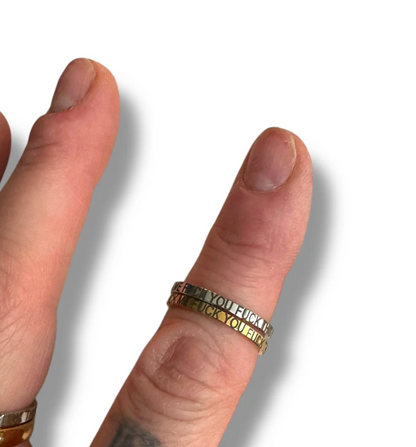 Lux + Luca Jewelry Co. All the Fucks Skinny Ring