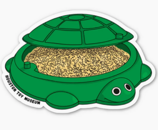 Houston Toy Museum- Turtle Sandbox Sticker