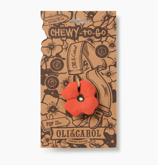 Oli & Carol- Pop the Poppy Teether