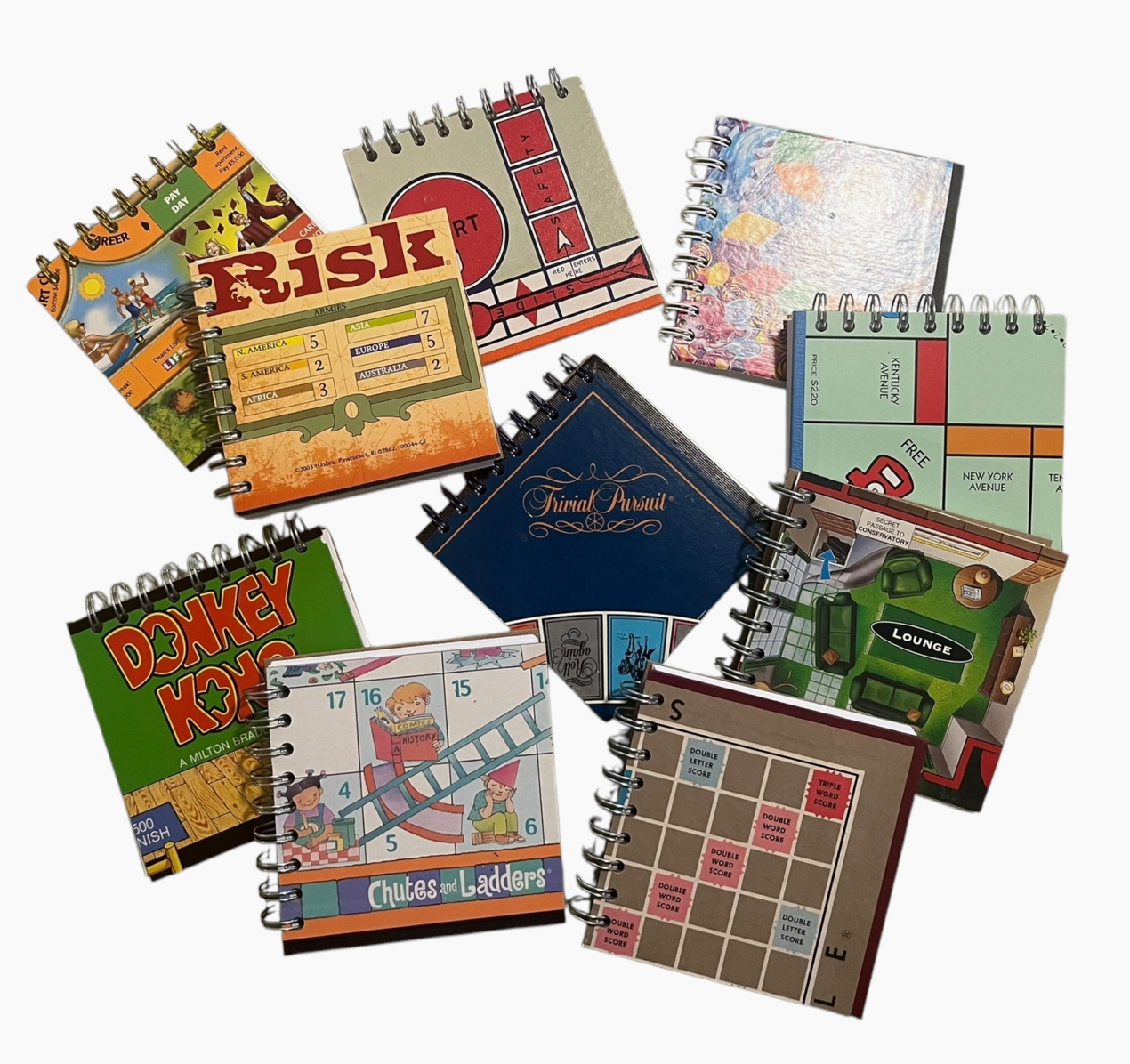 StuckOnU Art- Nostalgia Game Board Journal