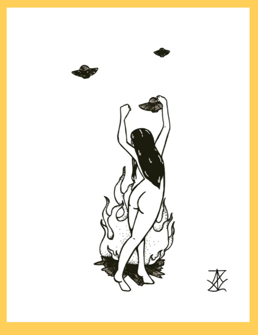 VanZayton Arts-  I Want to Believe 8x10 Print