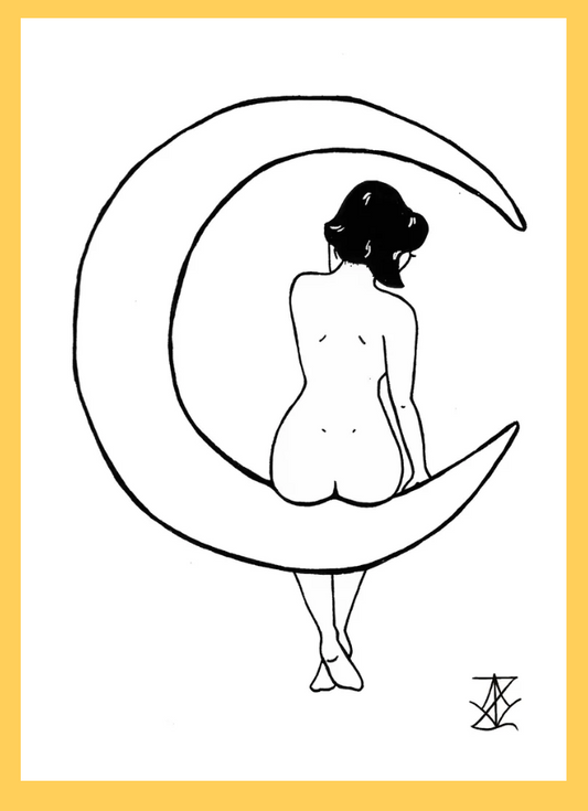 VanZayton Arts- Moon Babe 8x10 Print