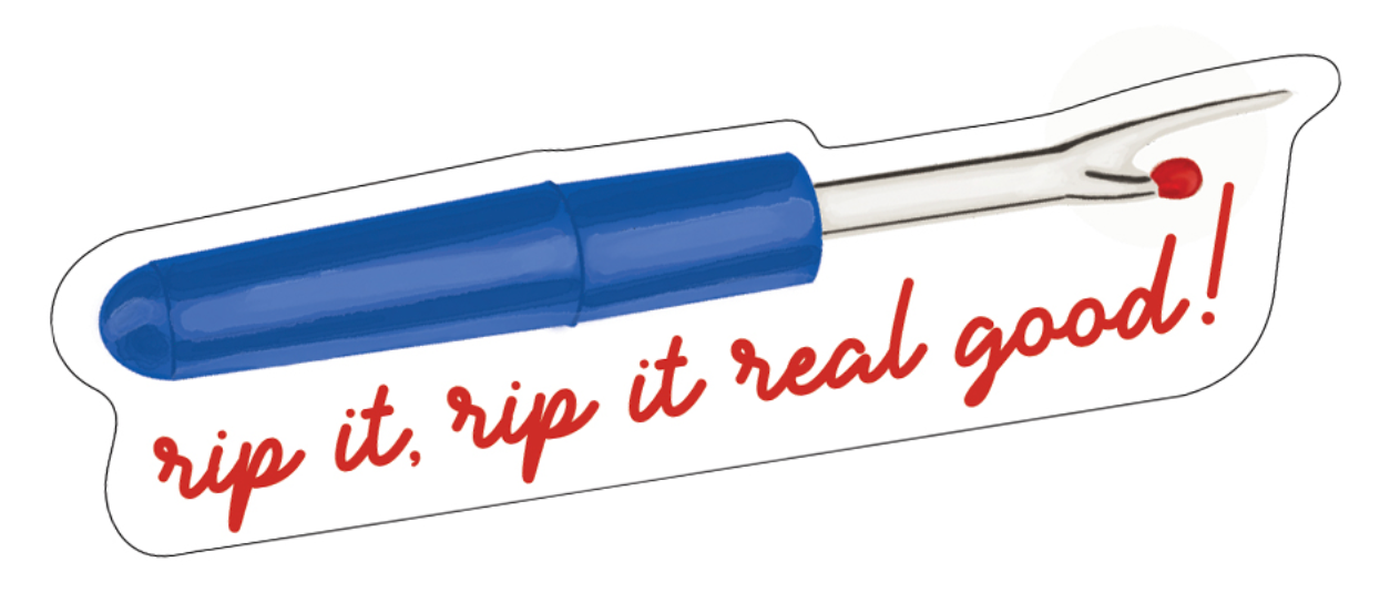 Rachael Taylor- Sticker- Rip It Seem Ripper